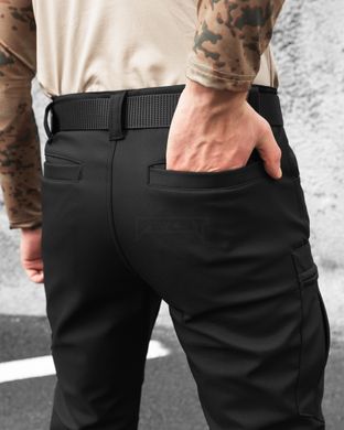 Фото Тактичні карго брюки Softshell BEZET Ешелон Black