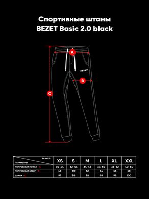 Фото Спортивні штани BEZET Basic Black