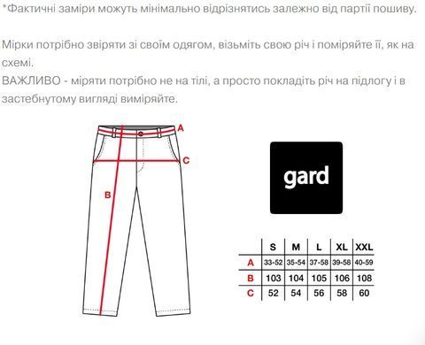 Фото Спортивні штани GARD Basic GB Темно-сірий