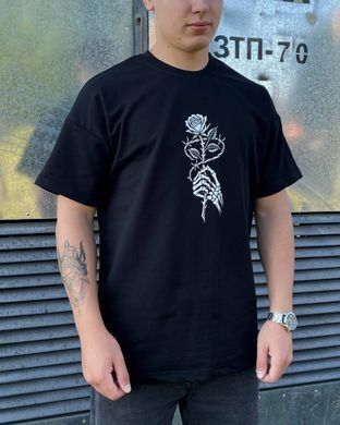 Фото Футболка Unreal OVERSIZE Dead Rose Black