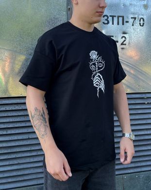 Фото Футболка Unreal OVERSIZE Dead Rose Black