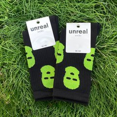 Фото Шкарпетки Unreal Black Mask Green