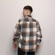 Сорочка Pobedov Tartan Сіро-коричневий , L