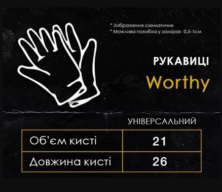 Фото Рукавиці Pobedov Worthy Black