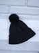 Шапка Unreal Pompon Black, one size