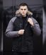 Зимняя куртка Pobedov Luck Black\Gray, L