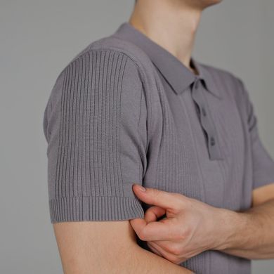 Фото Поло Slavni Twist Сірий