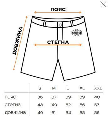 Фото Шорти карго Garage з еластичного Rip-stop Світлий Хакі