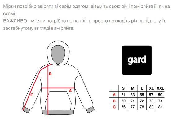 Фото Худі Gard  HIST Чорний