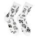 Шкарпетки Noskar Yakuza Tattoo White , 36-40