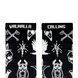Шкарпетки Noskar Nordic Tattoo Black, 36-40