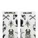 Шкарпетки Noskar Nordic Tattoo White , 36-40