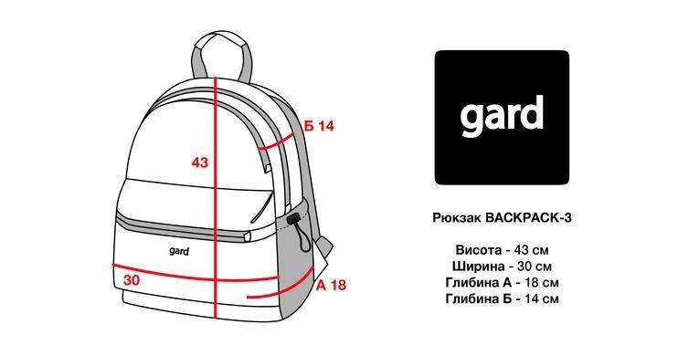 Фото Рюкзак Gard Backpack 3 Geometrik Print